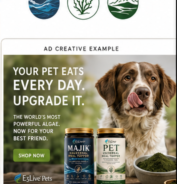 E3Live® Pets — Upgrade Every Bowl